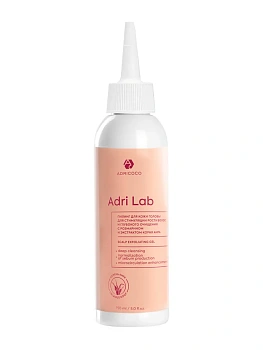 Adricoco, Adri Lab - Пилинг для кожи головы, для стимуляции роста волос и глубокого очищения с розмарином и экстрактом корня аира, 150 мл