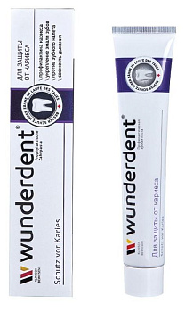 Зубная паста Wunderdent для защиты от кариеса, 100 г