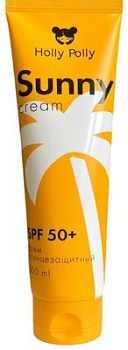 Солнцезащитный крем Holly Polly для лица и тела Sunny SPF 50+, 200 мл