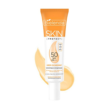 Защитный крем SPF 50 PA++++ BIELENDA тонизирующий SKIN PROTECT, 40мл
