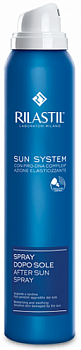 Спрей увлажняющий и успокаивающий после загара Rilastil Sun System с pro-DNA complex для чувствительной и поврежденной солнцем кожи, 200 мл