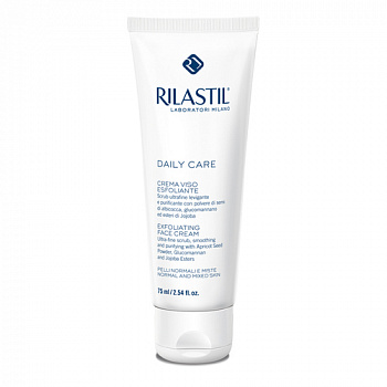 Крем-эксфолинт для лица Rilastil Daily Care для нормальной и комбинированной кожи, 75 мл