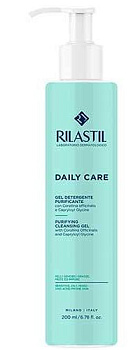 Очищающий гель Rilastil Daily Care для жирной, комбинированной и склонной к акне кожи, 200 мл