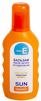 Бальзам после загара от ожогов Sun Energy Ши, 200 мл