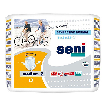 Впитывающие трусы для взрослых Seni Active Normal Medium, 10 шт