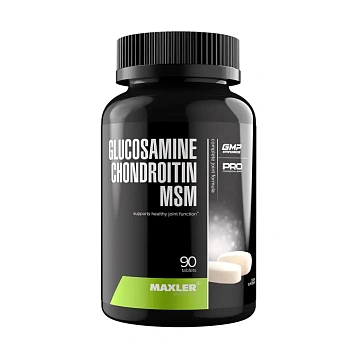 БАД Maxler к пище Глюкозамин Хондроитин МСМ, таблетки 1,85 г № 90