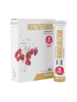 БАД Maxler «Мультивитамин» вкус малины шипучие таблетки, 20 шт для энергии и иммунитета
