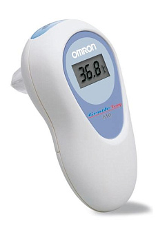 Инфракрасный медицинский ушной термометр Omron Gentle Temp 510 (MC-510-E2) с принадлежностями