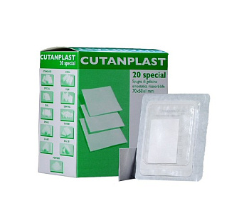 Губка гемостатическая желатиновая Cutanplast Special, 70х50х1 мм