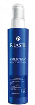 Лосьон увлажняющий после загара Rilastil Sun System с pro-DNA complex для чувствительной и поврежденной солнцем кожи, 200 мл